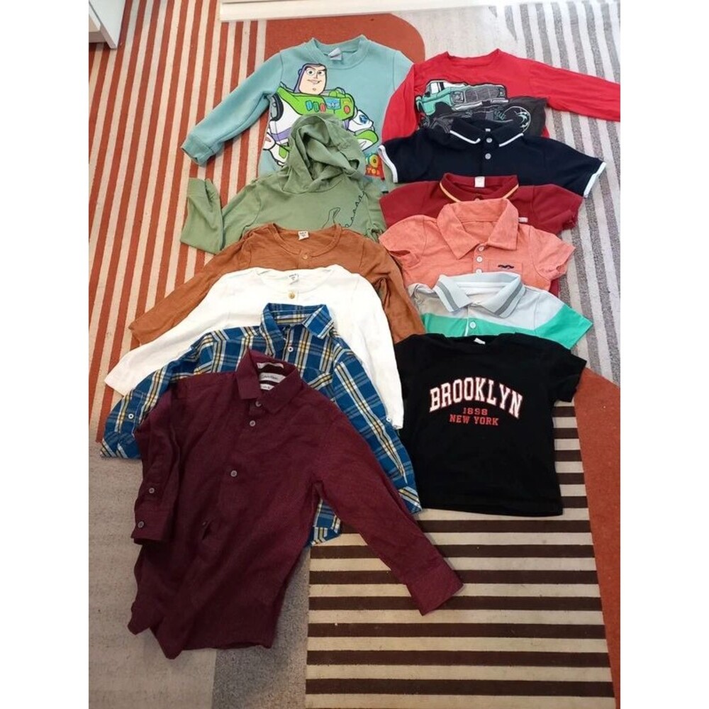 Boys' Assorted Tops & Shirts Lot